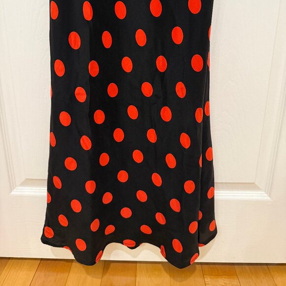 RIXO JOSEPHINE POLKA DOT FLORAL MIDI MAXI DRESS - Picture 4 of 8